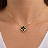 Collar Ultima Edizione Mujer in Plata CAO4492 NERO